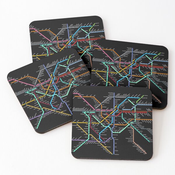 Item preview, subway unknow city map  designed and sold by Claudio Pepper.