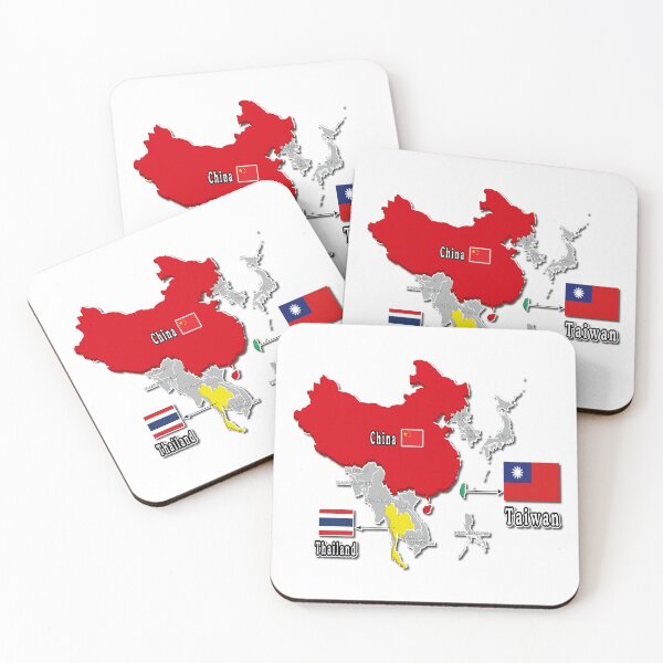 Item preview, where is taiwan world map | taiwan location map_not Thailand and China_white designed and sold by jessie848v.