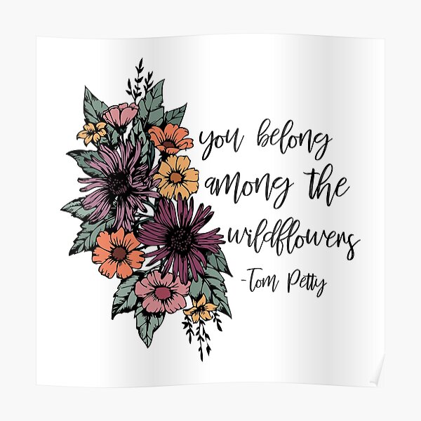 Tom Petty Wildflowers Wall Art Redbubble