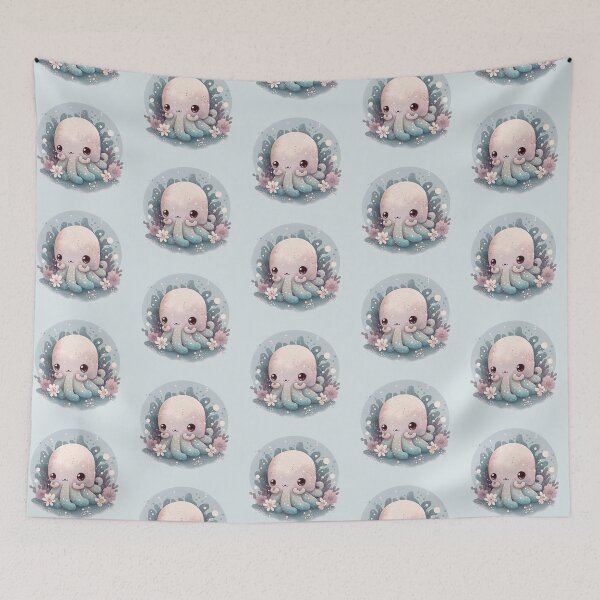 Item preview, Cute happy octopus designed and sold by Rebelka.