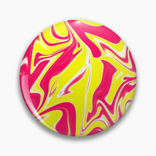 Item preview, Abstract Liquid Metallic Marble Art Paint- Orange Lava Yellow Marble art designed and sold by MAEffects.