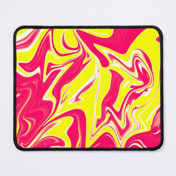 Item preview, Abstract Liquid Metallic Marble Art Paint- Orange Lava Yellow Marble art designed and sold by MAEffects.