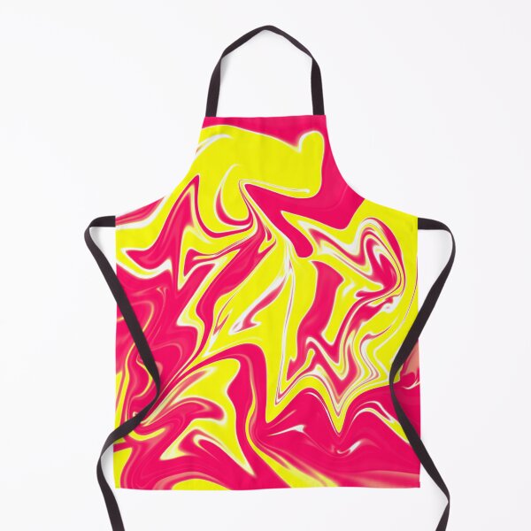 Item preview, Abstract Liquid Metallic Marble Art Paint- Orange Lava Yellow Marble art designed and sold by MAEffects.