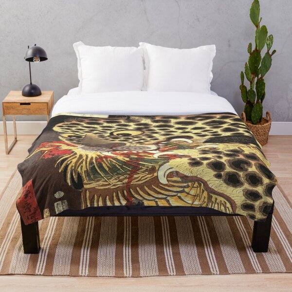 Item preview, Traditional Japanese Art - Tiger of Ryōkoku - Utagawa Hirokage designed and sold by TheHappyK.