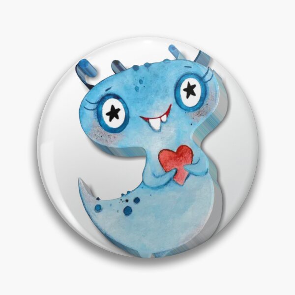 Item preview, Cute smiling blue alien designed and sold by DancingKween77.