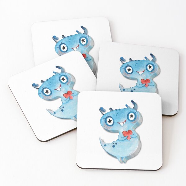 Item preview, Cute smiling blue alien designed and sold by DancingKween77.