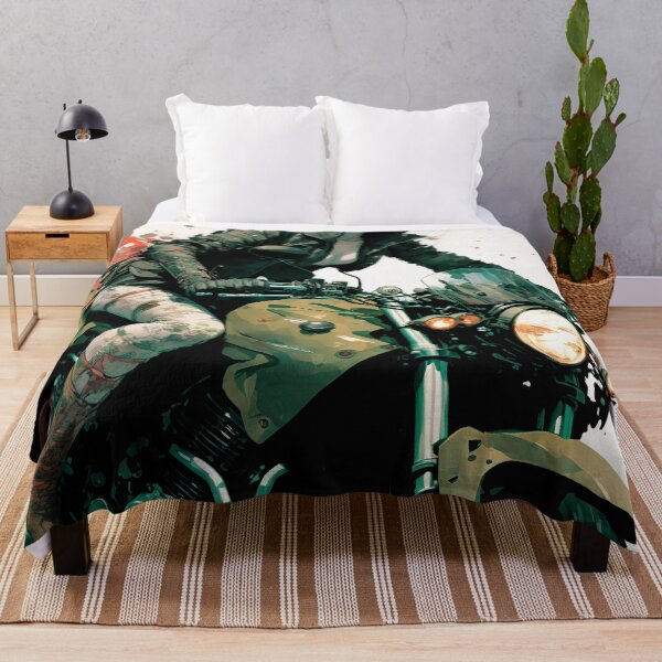 Item preview, motorcyclist woman on road designed and sold by Dicoart.