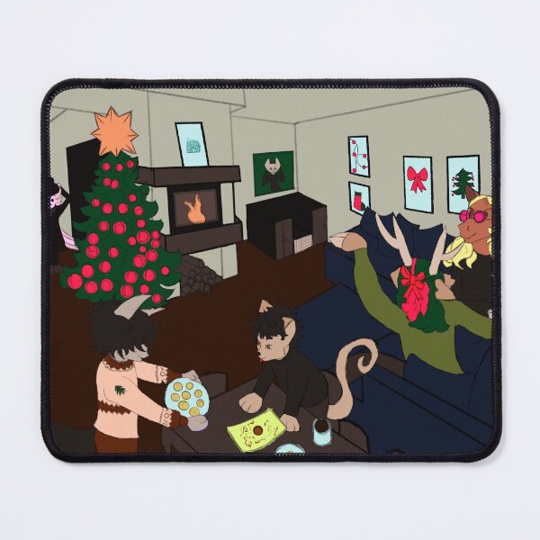 Item preview, A group of friends at christmas designed and sold by JinnyeCandy.