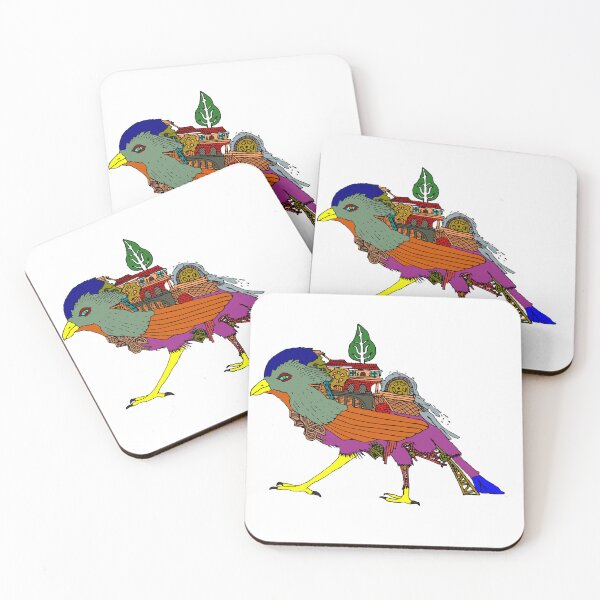 Item preview, pretty bird | colorful bird designed and sold by UCAYAYA.