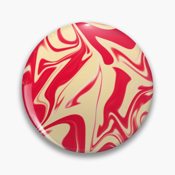 Item preview, Abstract Liquid Metallic Marble Art Paint- Orange Lava Yellow Marble art designed and sold by MAEffects.