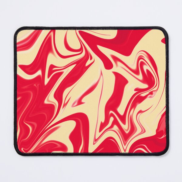 Item preview, Abstract Liquid Metallic Marble Art Paint- Orange Lava Yellow Marble art designed and sold by MAEffects.