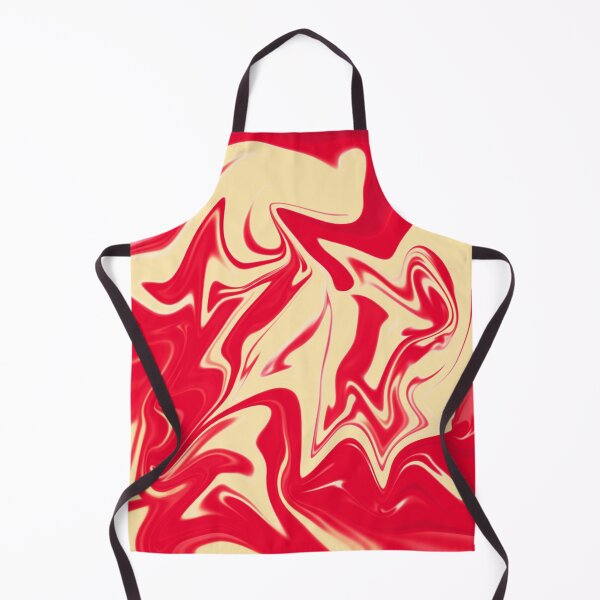 Item preview, Abstract Liquid Metallic Marble Art Paint- Orange Lava Yellow Marble art designed and sold by MAEffects.