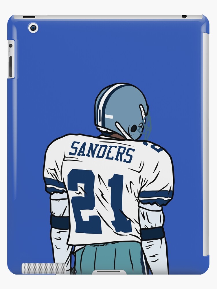 Deion Sanders Throwback Jersey - Blue Dallas Cowboys Adult