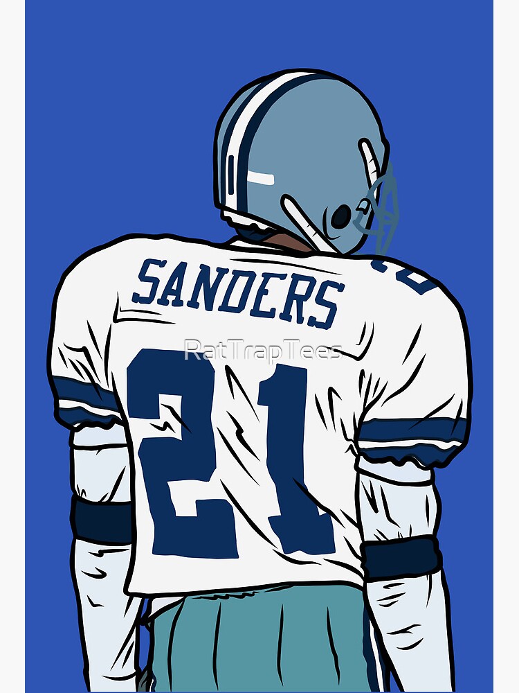 sketc vintage Deion Sanders - Vintage Deion Sanders - Posters and Art  Prints