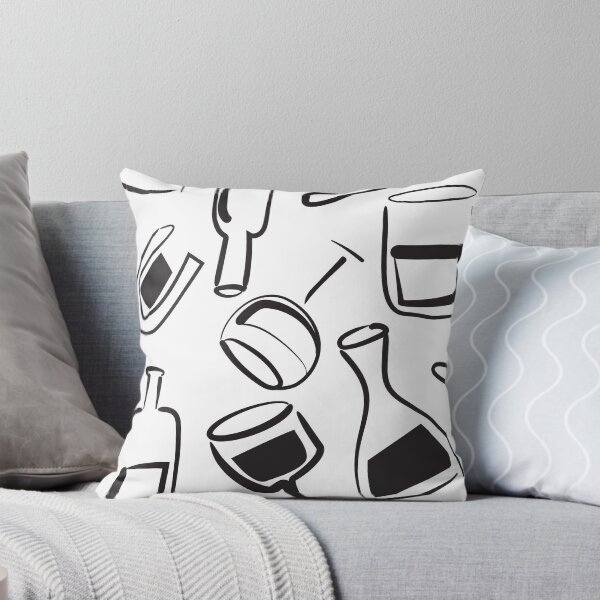 Item preview, Wine Lovers - Wine Glasses and Wine Bottles designed and sold by whyitsme.