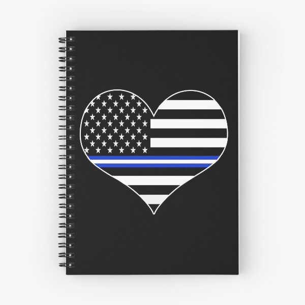 Item preview, American Flag Thin Blue Line EMS Paramedic EMT Heart designed and sold by EndlessFreedom.