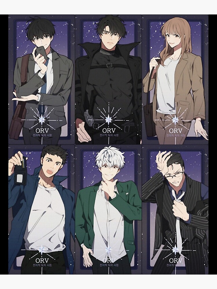 "omniscient readers viewpoint characters set" Poster for Sale by