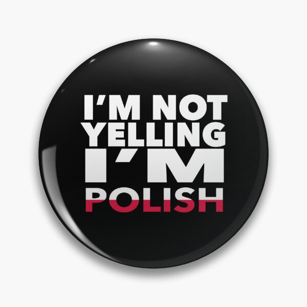Item preview, Polish present - i'm not yelling, i'm Polish - Polish gifts - Polish flag - Poland Gift - Polish Decor designed and sold by babaorum.