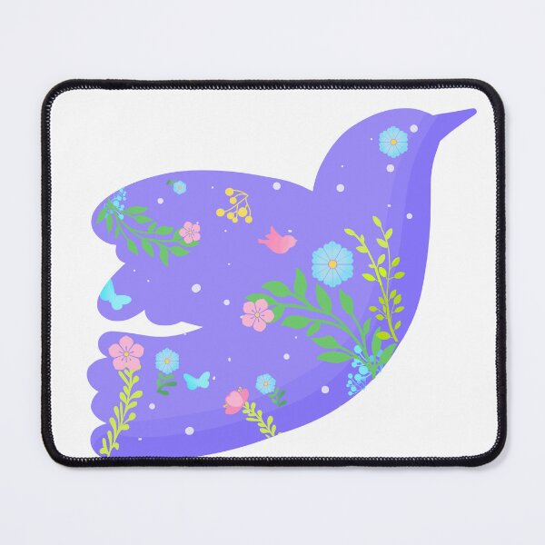 Item preview, Purple floral dove designed and sold by DancingKween77.