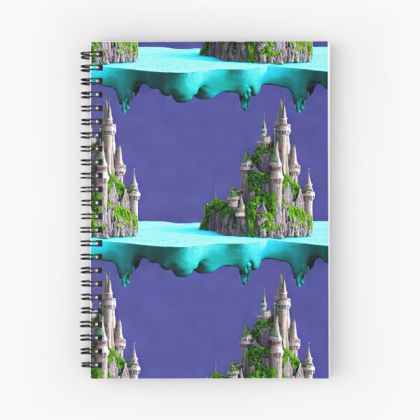 Item preview, Water Kingdom Royal Castle - Seamless Pattern designed and sold by Chubuter.