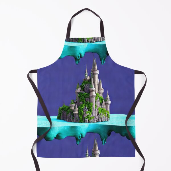Item preview, Water Kingdom Royal Castle - Seamless Pattern designed and sold by Chubuter.