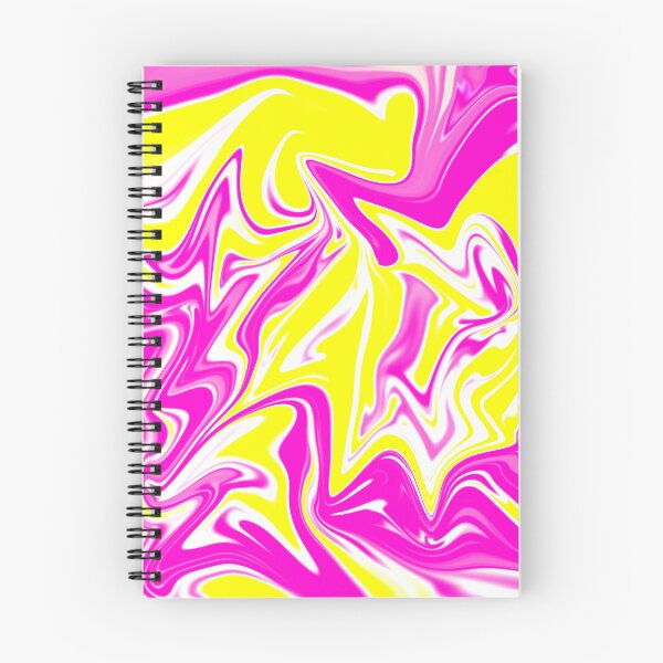 Item preview, Abstract Liquid Metallic Marble Art Paint- Elegant Magenta Yellow celestial Marble art designed and sold by MAEffects.
