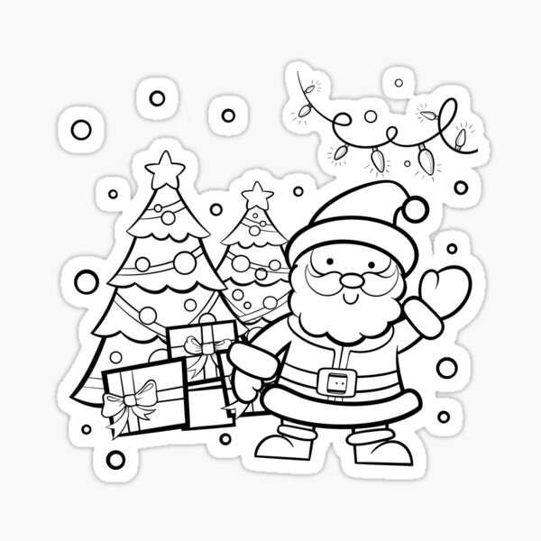 10 ticks christmas calculator coloring pages