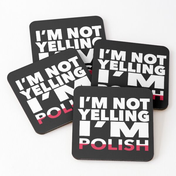 Item preview, Polish present - i'm not yelling, i'm Polish - Polish gifts - Polish flag - Poland Gift - Polish Decor designed and sold by babaorum.