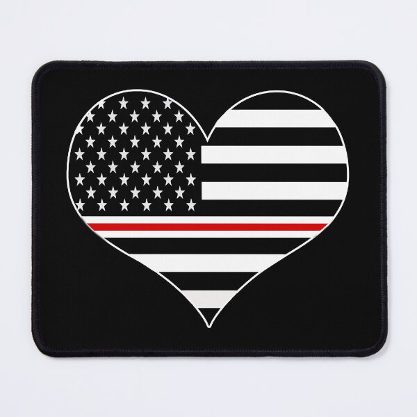 Item preview, American Flag Thin Red Line Nurse Heart designed and sold by EndlessFreedom.