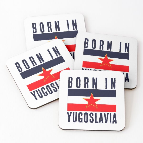 Item preview, Born In Ex Yugoslavia Jugoslavija SFRJ  Grb Zastava 1 designed and sold by Janem579.