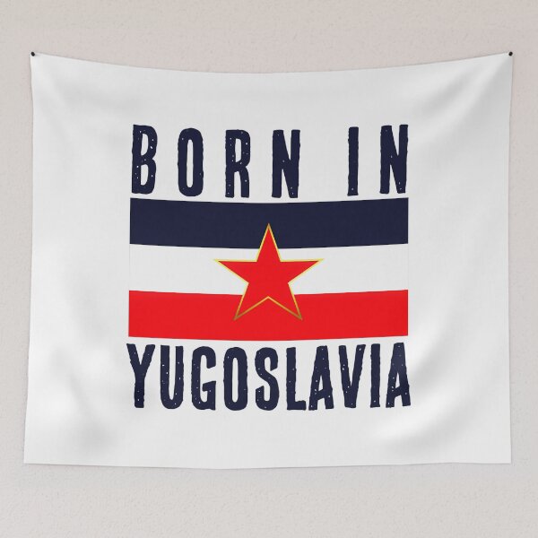 Item preview, Born In Ex Yugoslavia Jugoslavija SFRJ  Grb Zastava 1 designed and sold by Janem579.