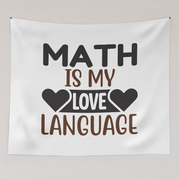 Item preview, Math Is My Love Language - Math Valentine's Day, Math Teacher, Mathematics Teacher, Arithmetic Teacher, Math Professor, Math Nerd, Mathematics, Geek, Laboratories designed and sold by jadedscientist.