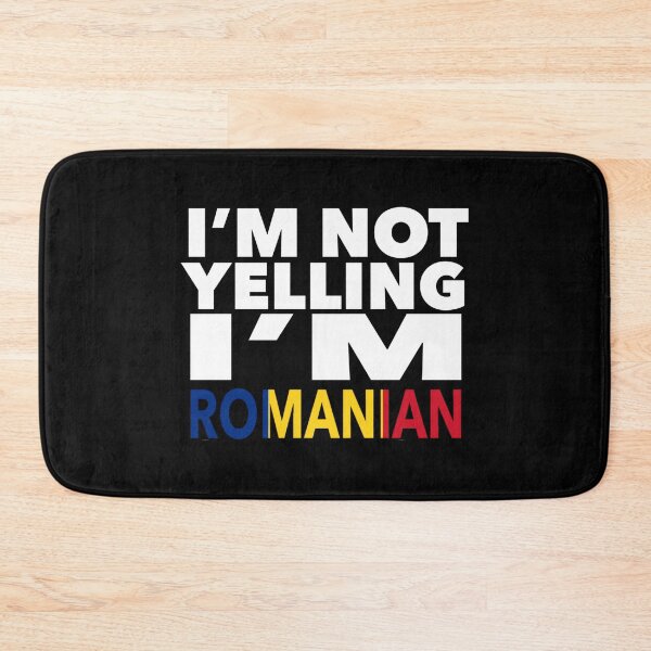 Item preview, Romanian present - i'm not yelling, i'm Romanian - Romanian gifts - Romanian flag - Romania Gift - Romanian Decor designed and sold by babaorum.