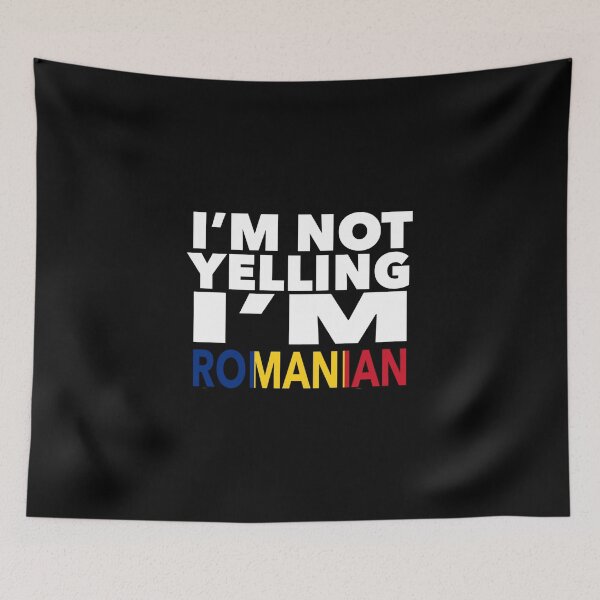 Item preview, Romanian present - i'm not yelling, i'm Romanian - Romanian gifts - Romanian flag - Romania Gift - Romanian Decor designed and sold by babaorum.