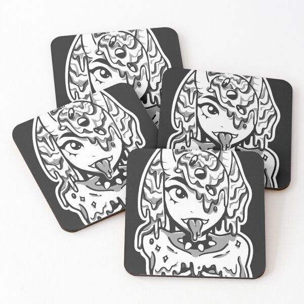Item preview, Black goth girl demon designed and sold by Teho Tune.