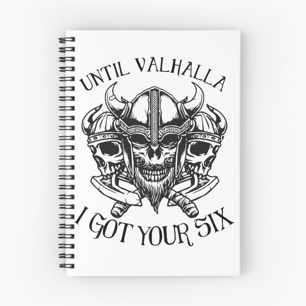 Item preview, Until Valhalla I got your six - 3 Viking Skulls designed and sold by Georgy09.