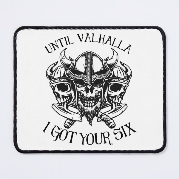 Item preview, Until Valhalla I got your six - 3 Viking Skulls designed and sold by Georgy09.