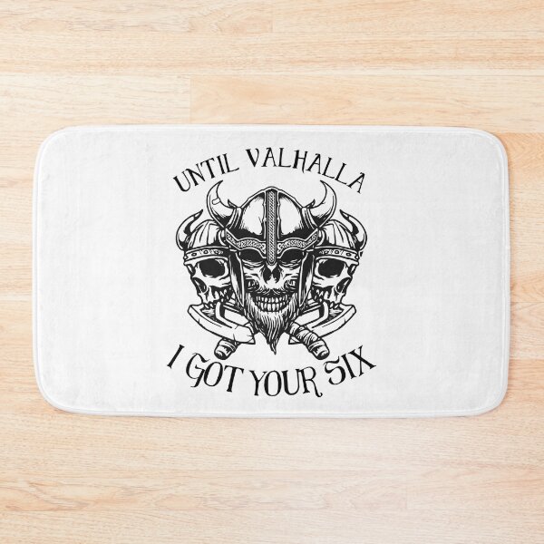 Item preview, Until Valhalla I got your six - 3 Viking Skulls designed and sold by Georgy09.