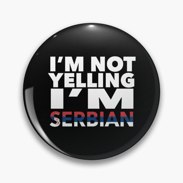 Item preview, Serbian present - i'm not yelling, i'm Serbian - Serbian gifts - Serbian flag - Serbia Gift - Serbian Decor designed and sold by babaorum.