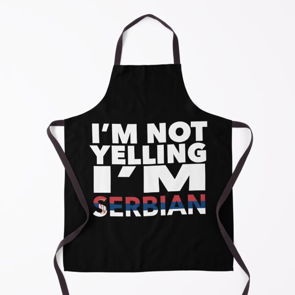 Item preview, Serbian present - i'm not yelling, i'm Serbian - Serbian gifts - Serbian flag - Serbia Gift - Serbian Decor designed and sold by babaorum.