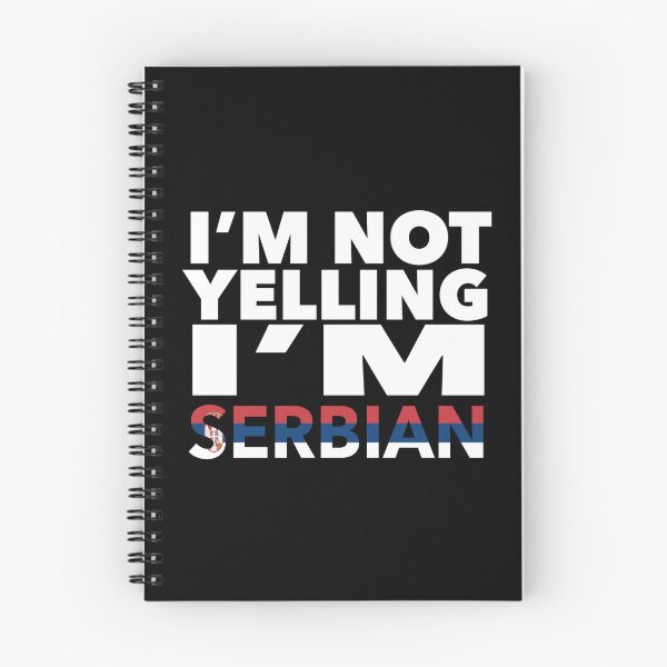 Item preview, Serbian present - i'm not yelling, i'm Serbian - Serbian gifts - Serbian flag - Serbia Gift - Serbian Decor designed and sold by babaorum.
