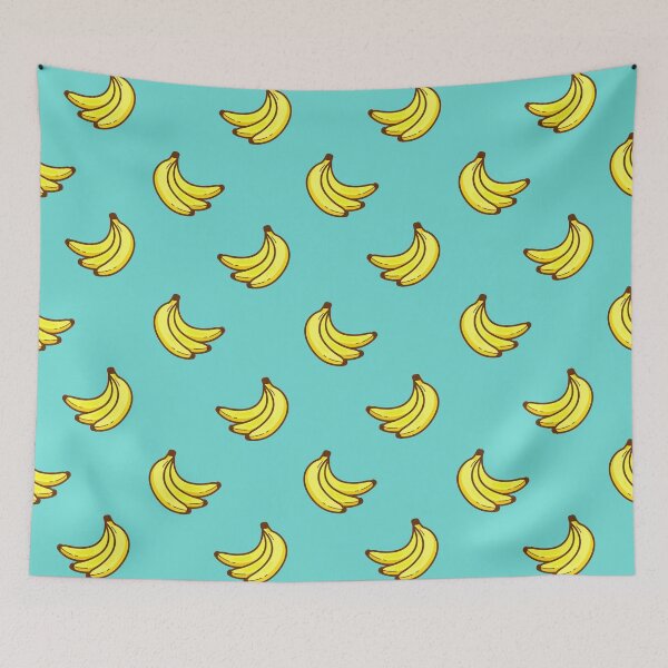 Item preview, Yellow Banana seamless pattern with pastel background designed and sold by GetUpStudios.