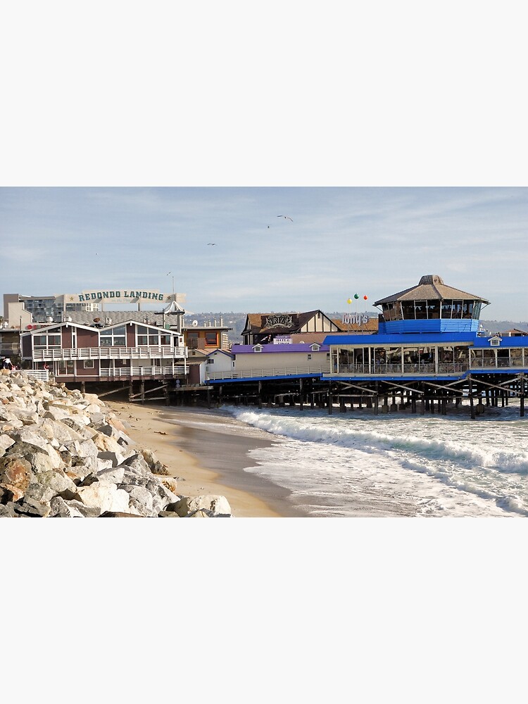 "Redondo Beach Pier Shopping " Poster by bobmeyers Redbubble