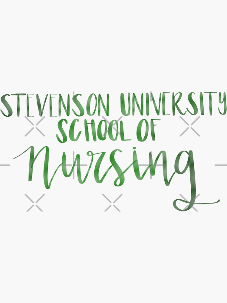 Stevenson University School of Nursing Sticker
