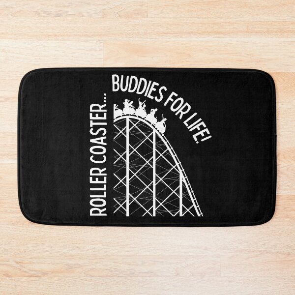 Item preview, Roller coaster buddies for life | Fun | Gift for kid | Amusement Park | Dark Background designed and sold by SidefatSayings.