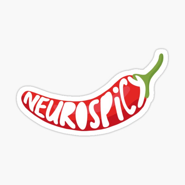 Item preview, neuro spicy chilli designed and sold by Chaotic Homewares.