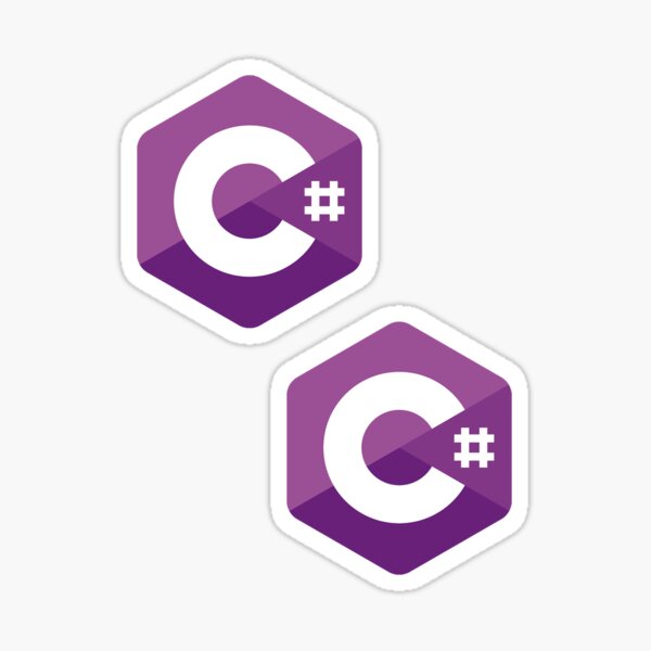 C# x2 Sticker
