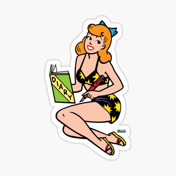Dear Diary Sticker