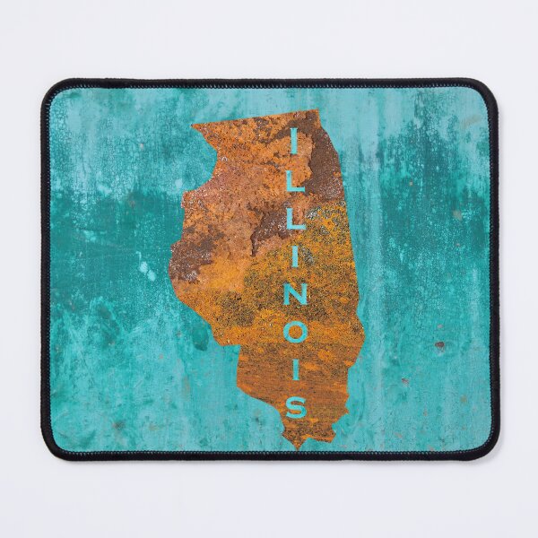 Item preview, Illinois Rust on Teal designed and sold by Elisabeth Lucas.