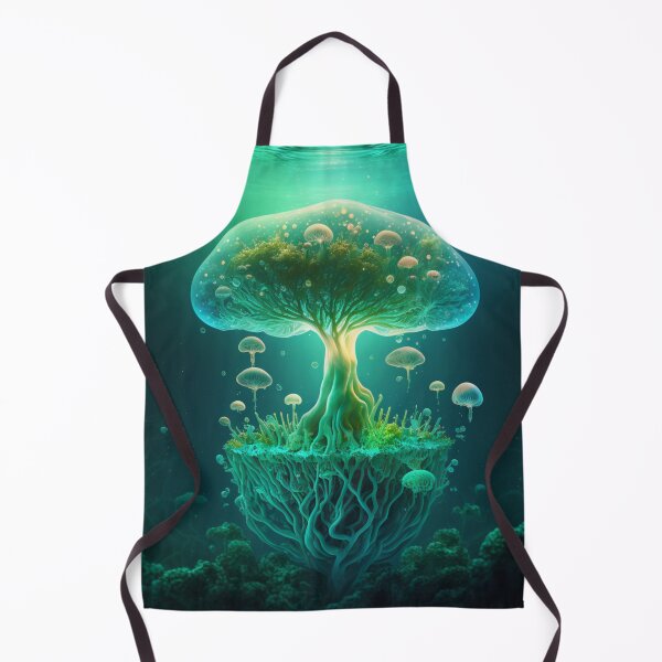 Item preview, Incredible green glow underwater magical mushroom designed and sold by forwardthinker.
